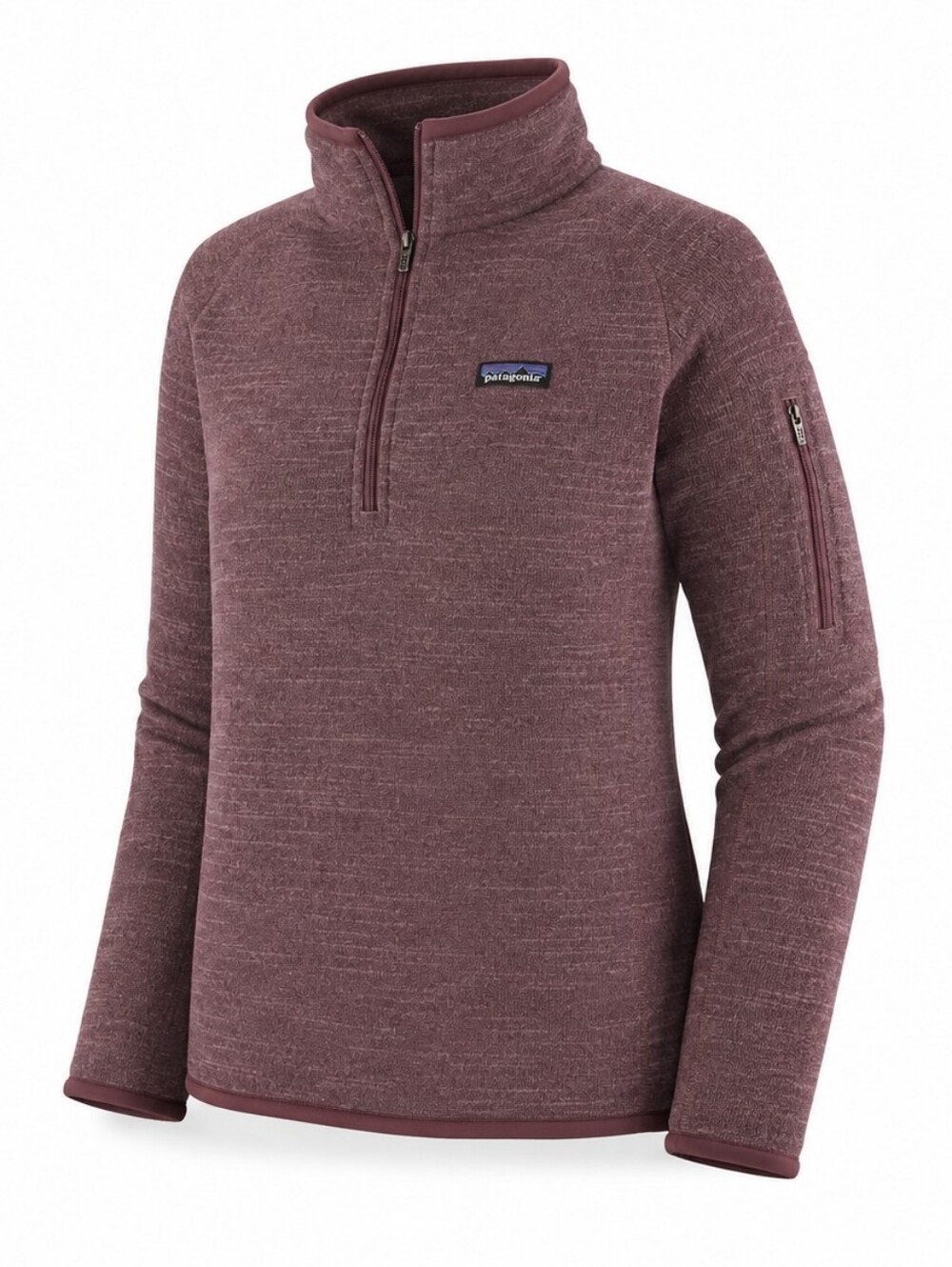 PATAGONIA Better Sweater Quarter Zip Fleece Jacket Beetroot Purple Small